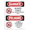 Signmission OSHA, Buried Cable Call Before Digging Bilingual, 10in X 7in Rigid Plastic, OS-DS-P-710-VS-1799 OS-DS-P-710-VS-1799 - alternate 1
